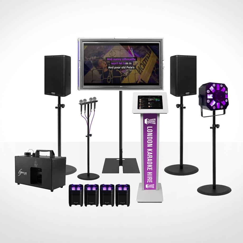 London Karaoke Hire Silver Karaoke Package to hire in London