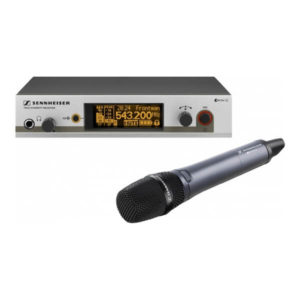 Wireless microphone handheld transmitter and receiver