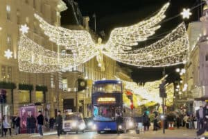 Things to do with kids at Xmas - West End Christmas Lights
